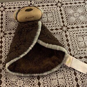 Animal Adventure Bear Twinkle Star Sleepy Baby Blanket Soothing Lovey 8 Inch